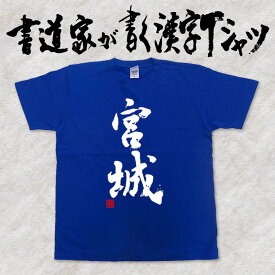 【宮城】書道家が書く漢字Tシャツ 都道府県Tシャツ 本物の筆文字を使用したオリジナルプリントTシャツ書道家が書いた文字を和柄漢字Tシャツにしましたpt1 ..