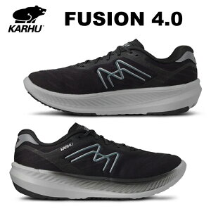 KARHU�i�J���t�jMEN'S FUSION 4.0 BLACK / STORMY WEATHER �t���[�W���� �ʋC�� �V�[�����X �N�b�V������ ���K�� �~�b�h�\�[�� �X�j�[�J�[�����Y �C kh101013