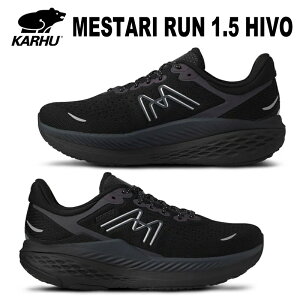KARHU�i�J���t�jMEN'S MESTARI RUN 1.5 HIVO BLACK / BLACK ���X�^�� �ʋC�� �V�[�����X �N�b�V������ ���K�� �~�b�h�\�[�� �X�j�[�J�[�����Y �C kh105800