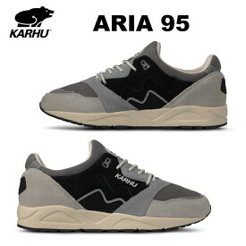 KARHU（カルフ）ARIA 95 DAWN BLUE / JET BLACK アリア 反射材付き スエード EVAミッドソール 快適 スニーカー シューズ 男女兼用 靴 kh803122
