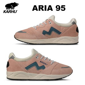 KARHU（カルフ）ARIA 95 CAMEO ROSE / BLUE MIRAGE アリア 通気性 スエード スニーカー シューズ レディース 靴 kh803125