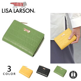 【公式】リサラーソン LISA LARSON マイキー 財布 レディース 二つ折り 手帳型 牛革 本革 北欧 ブランド 猫 小銭入れ 札入れ カード収納 スリム おしゃれ 女性 大人 リサ・ラーソン 二つ折り財布 LTLM-01 旅行