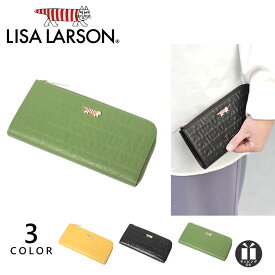 【公式】リサラーソン LISA LARSON マイキー 財布 レディース 長財布 薄型 牛革 本革 北欧 ブランド 猫 小銭入れ 札入れ カード収納 スリム おしゃれ 女性 大人 リサ・ラーソン スリム長財布 LTLM-06 旅行