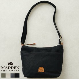 【限定クーポン】プレゼント 実用的 20代 30代 40代 50代 60代 70代 MADDEN Equipment メデン イクイップメント ショルダーバッグ 鞄 バッグ かばん カバン コットン素材 丈夫 シンプル かっこいい おしゃれ ユニセックス メンズ レディース EQHY-04