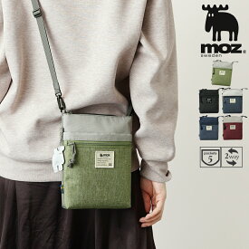 【限定クーポン】公式 moz モズ スマホショルダー ミニショルダー バッグ レディース メンズ バイカラー おしゃれ 外せる ストラップ ZZEI-34