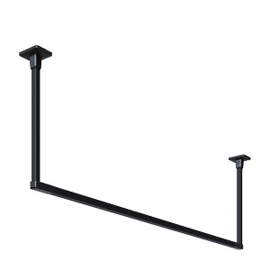 川口技研 室内用物干固定式 ホスクリーンBAR型 室内干し 物干金物 インテリア  部屋干し 吊下型 洗濯物干し 雨の日に最適 花粉対策