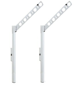 腰壁用可動式物干金物 タカラ産業(DRY・WAVE)ドライ・ウェーブSFL55 (1セット2本いり) (W)上下スライド式ロングポールタイプ