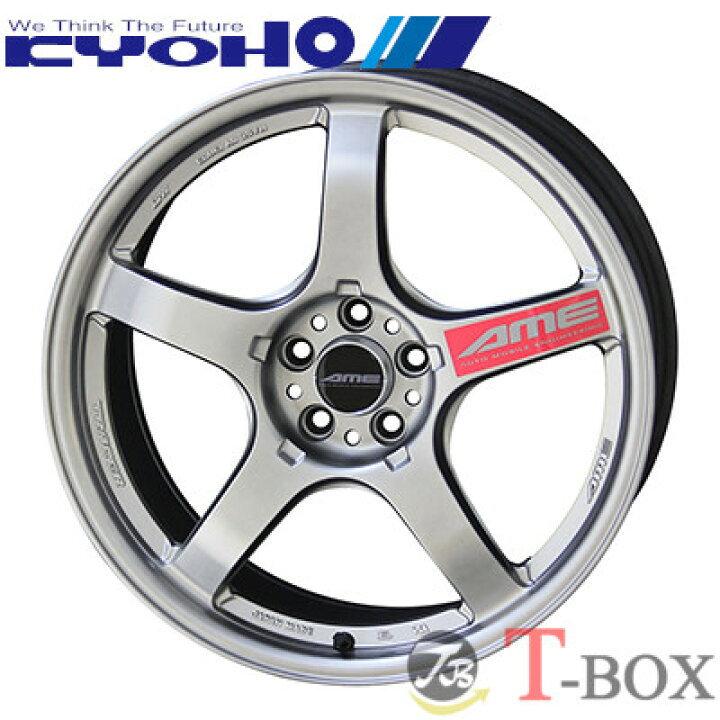 楽天市場】4本セット価格 18インチ 9.5J 5/100 KYOHO 共豊 TRACER GT-V 