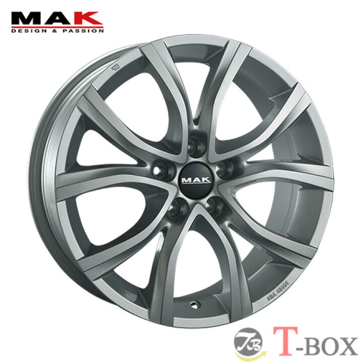 楽天市場】単品1本価格 17インチ 7.0J 4/108 MAK マック ANTIBES 