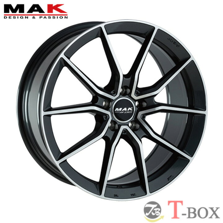 楽天市場】4本セット価格 18インチ 7.5J 5/112 MAK マック ARGENTO FF 