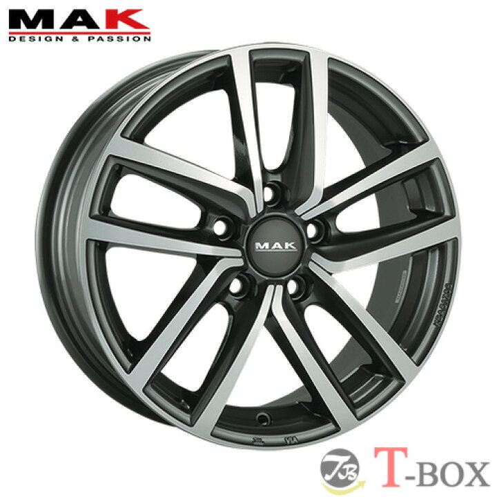 楽天市場】単品1本価格 18インチ 7.5J 5/100 MAK マック DRESDEN 