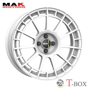 単品1本価格 17インチ 7.0J 4/98 MAK マック ENTITY エンティティー グロスホワイト (GW) アバルト500/595/695