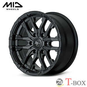 4本セット価格 17インチ 8.0J 6/139.7 MARUKA マルカ NITRO POWER M26 CROSS FANG ナイトロパワー M26 クロスファング ブラストブラック (ZBK)