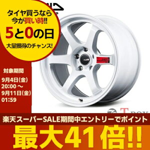 �y8/25(��)�|�C���g�ő�37�{�ȏ�I�z4�{�Z�b�g���i 17�C���` 7.0J 5/114.3 MARUKA �}���J MID RACING R06 MID ���[�V���O R06 �z���C�g (WHI)