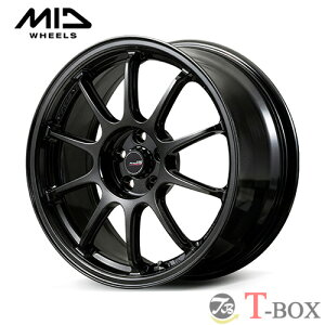 �y2026/�V���i�z�P�i1�{���i 17�C���` 7.5J 5/114.3 MARUKA �}���J MID RACING R10 EVO MID ���[�V���O R10 EVO �u���b�N���^���b�N (BLM)