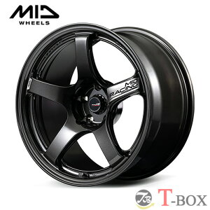 �y2026/�V���i�z�P�i1�{���i 18�C���` 9.5J 5/114.3 MARUKA �}���J MID RACING R50 EVO MID ���[�V���O R50 EVO �u���b�N���^���b�N (BLM)