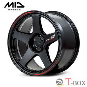 �P�i1�{���i 15�C���` 5.0J 4/100 MARUKA �}���J MID RACING TR50 MID ���[�V���O TR50 �^�[�}�b�N�u���b�N (TBK)