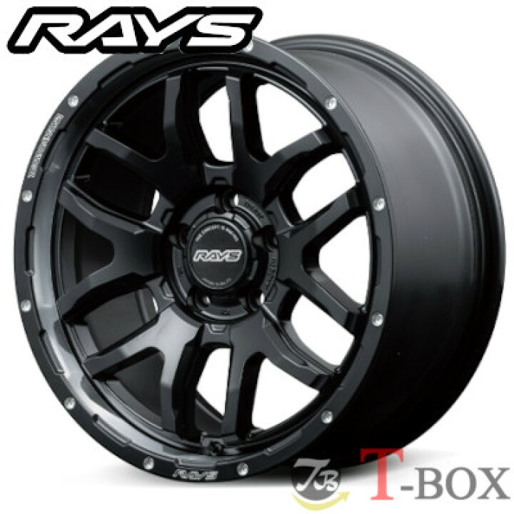 楽天市場】4本セット価格 17インチ 8.0J 6/139.7 RAYS レイズ TEAM 
