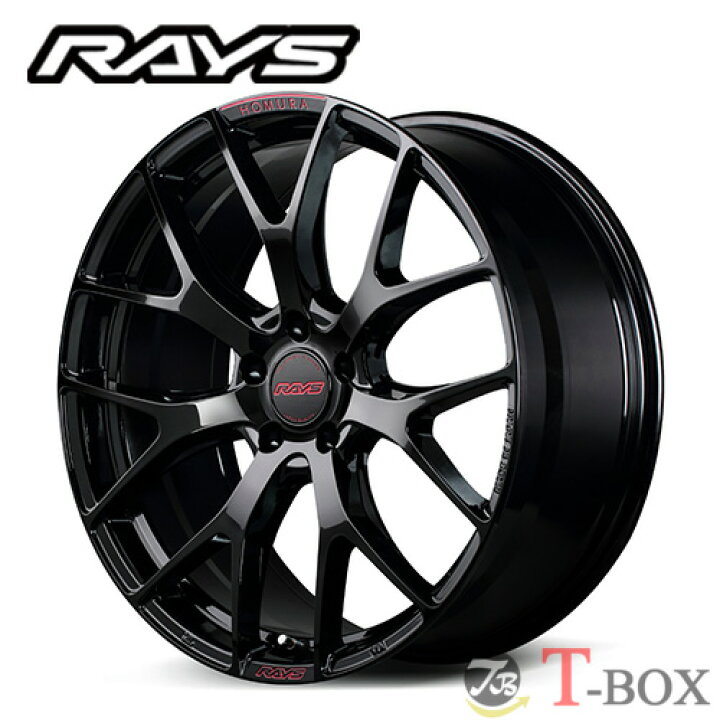 楽天市場】4本セット価格 19インチ 7.0J 5/114.3 RAYS レイズ HOMURA 
