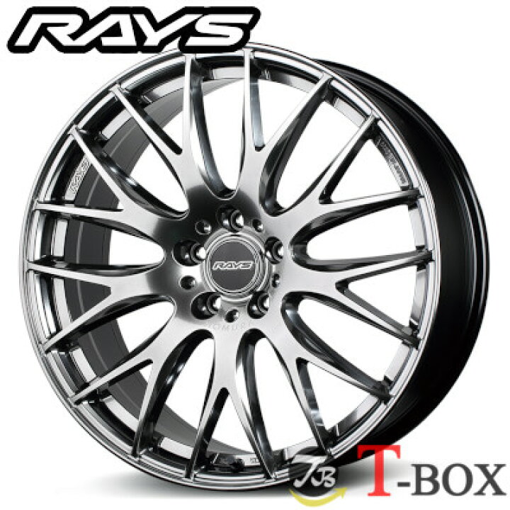 楽天市場】4本セット価格 20インチ 8.5J 5/120 RAYS レイズ HOMURA 