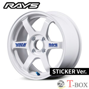 �P�i1�{���i 15�C���` 5.5J 4/100 RAYS ���C�Y VOLK RACING TE37 SONIC 30TH STICKER Ver. �{���N���[�V���O TE37 �\�j�b�N 30TH �X�e�b�J�[ Ver �z���C�g (WH)