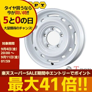 �y4/10(��)�|�C���g�ő�26�{�ȏ�I�z4�{�Z�b�g���i 16�C���` 5.5J 5/139.7 TOPY �g�s�[ LANDFOOT XFG �����h�t�b�g XFG �z���C�g (WH)
