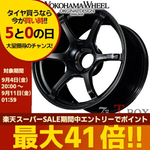 4�{�Z�b�g���i 18�C���` 10.5J 5/114.3 YOKOHAMA WHEEL ���R�n�}�z�C�[�� ADVAN Racing RG-4 for Japanese Cars �A�h�o�����[�V���O RG-4 ���Y�ԗp �Z�~�O���X�u���b�N (SGB)