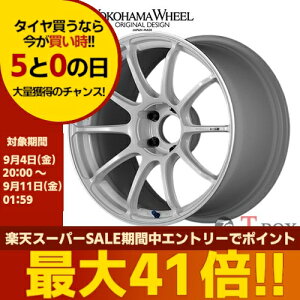 �P�i1�{���i 18�C���` 8.5J 5/114.3 YOKOHAMA WHEEL ���R�n�}�z�C�[�� ADVAN Racing RS III for Japanese Cars �A�h�o�����[�V���O RS3 ���Y�ԗp ���[�V���O�z���C�g���^���b�N�������O (WMR)