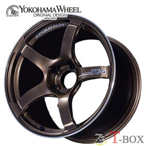 �P�i1�{���i 18�C���` 9.0J 5/114.3 YOKOHAMA WHEEL ���R�n�}�z�C�[�� ADVAN Racing TC-4 �A�h�o�����[�V���O TC-4 �A���o�[�u�����Y���^���b�N�������O (UBR)