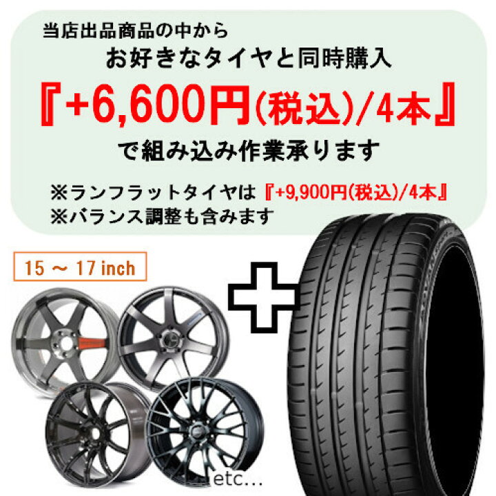 楽天市場】4本セット価格 17インチ 7.5J 4/100 YOKOHAMA WHEEL 