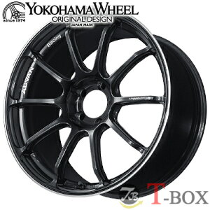 Pi1{i 18C` 9.5J 5/100 YOKOHAMA WHEEL Rn}zC[ ADVAN Racing RS III RS3 Aho[VO