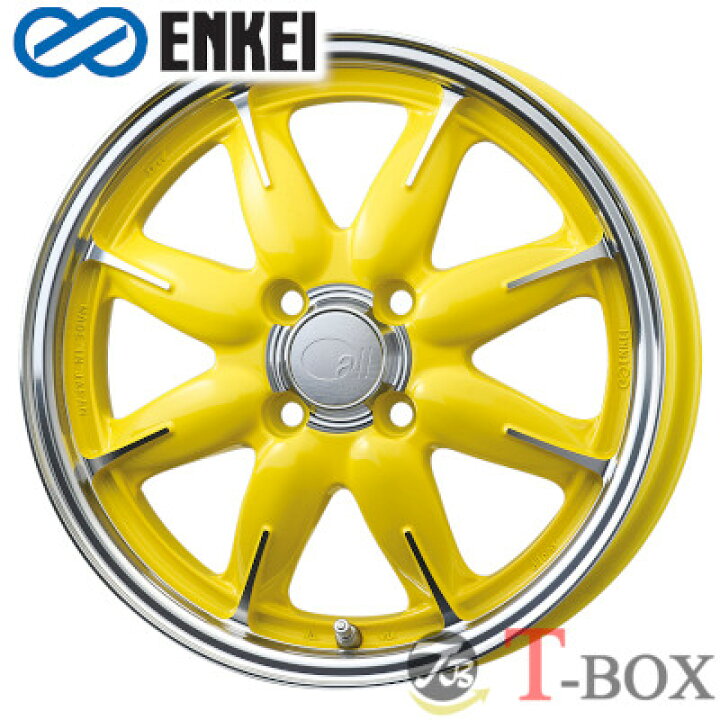 楽天市場】単品1本価格 ENKEI all one 15inch 6.0J PCD:100 穴数:4H 