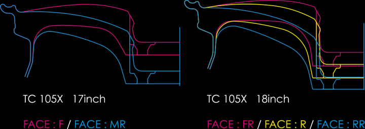 楽天市場】【4本特価】WEDS SPORT TC105X 16inch 7.0J PCD:100 穴数:4H
