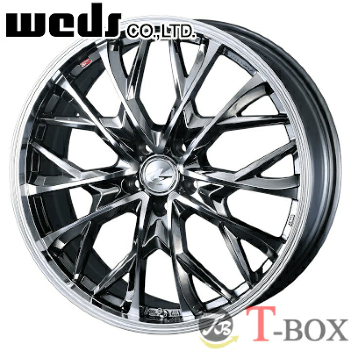 楽天市場】4本セット価格 17インチ 6.5J 5/100 WEDS ウェッズ LEONIS  