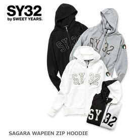 SY32 by SWEET YEARS SAGARA WAPEEN ZIP HOODIEサガラワッペンジップパーカー