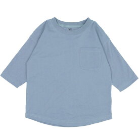 無地七分丈Tシャツ キッズ 子供服 長袖 ロンT トップス 春 夏 ベビー 男の子 女の子 親子 親子コーデ 80 90 100 110 120 130 140 150