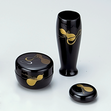 楽天市場】【茶道具/茶箱】 茶箱セット 木製 茶箱 溜塗 掛子付き