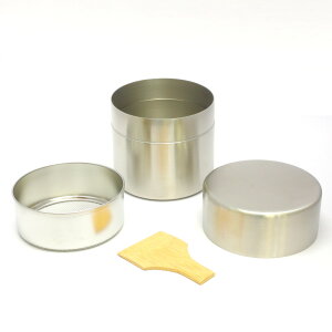 ●【茶道具 / 茶漉し】 抹茶篩缶 (抹茶ふるい缶) ステンレス (小)