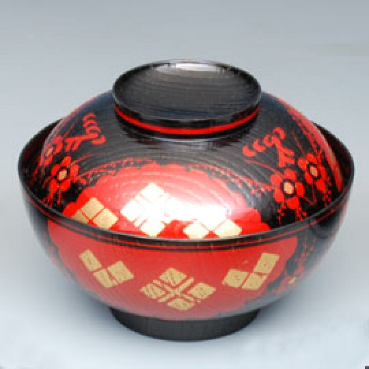 楽天市場】【茶道具 / 懐石】 正法寺煮物椀 (木製本漆手塗) 5客 : 抹茶 