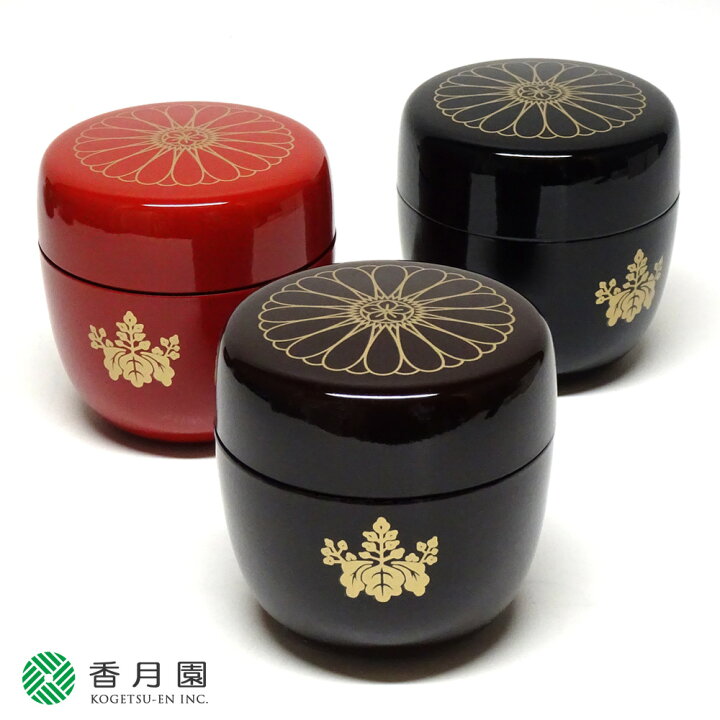楽天市場】○【茶道具 / 棗】 中棗 菊桐-きくきり- 黒・朱・溜の3色 