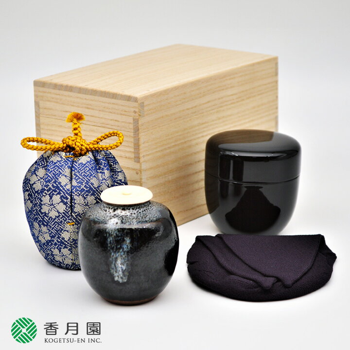 楽天市場】【茶道具 / 茶通箱 】 茶通箱セットB (仕服付き茶入・棗 