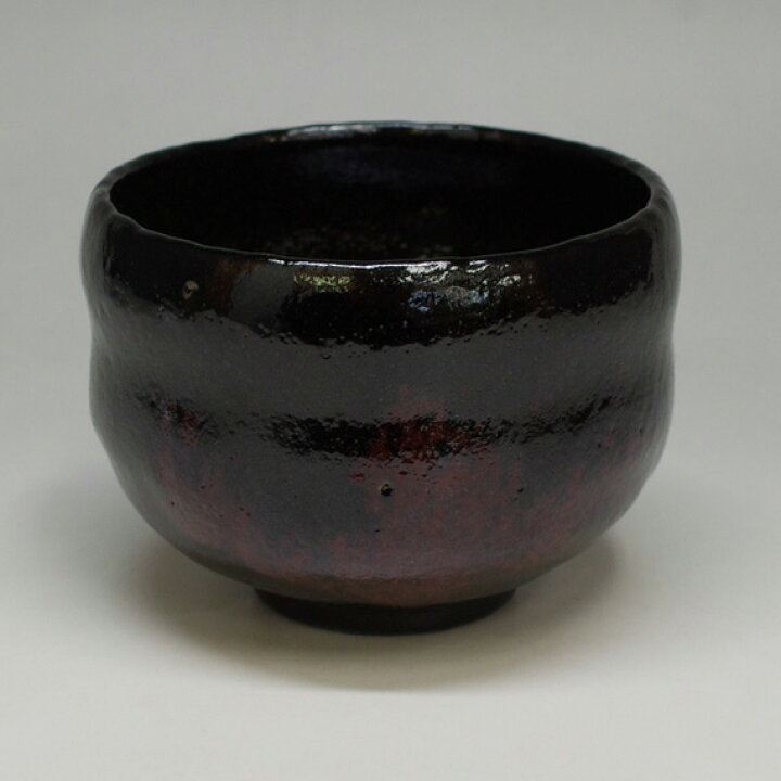 楽天市場】【茶道具/楽茶碗】三代 道入/黒茶碗 銘「稲妻」のんこう (写 
