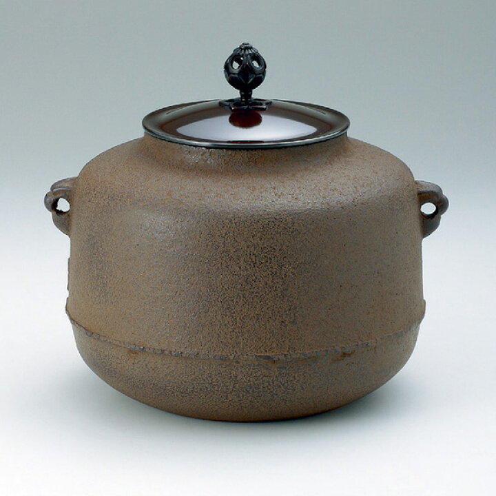 楽天市場】【茶道具 / 風炉】 菊地政光作 / 風炉釜 (中釜) 阿弥陀堂釜 