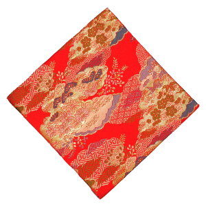 ● 中川政七商店 交織 赤 05 【01号】【茶道具 / 古帛紗・古袱紗】【ゆうパケット対応】