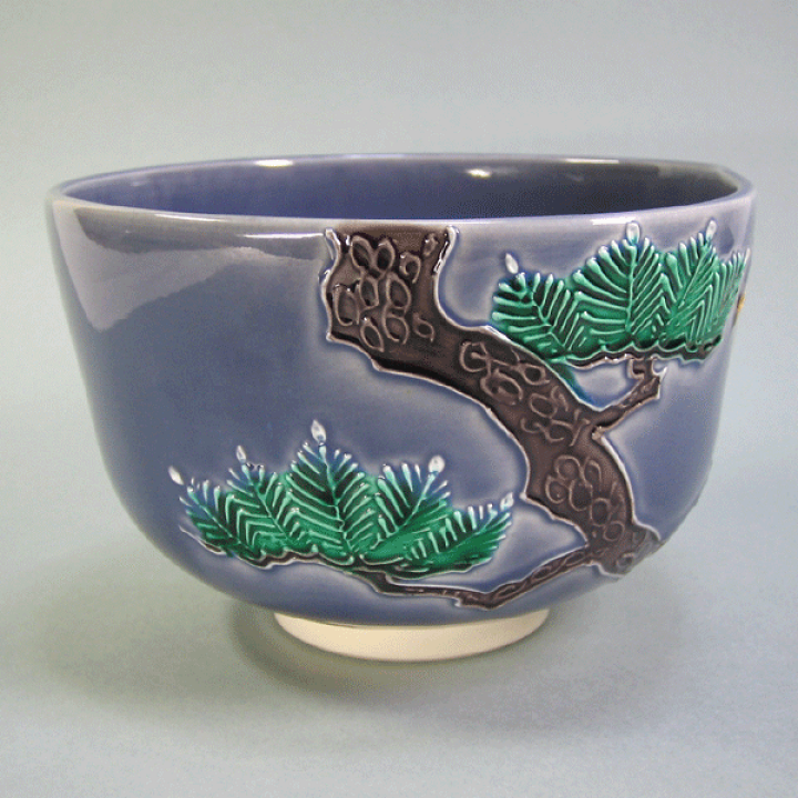 楽天市場】【名品茶道具 / 抹茶碗】 松に鷹 中村翠嵐 作 : 抹茶と