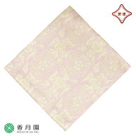 ●【茶道具 / 古帛紗】 徳斎 / 名物裂 紹巴宝尽梅入雲文 藤 (しょうはたからづくしうめいりくももん) 【…