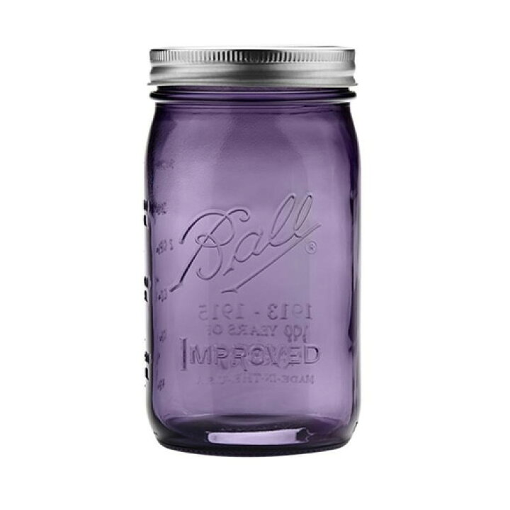 楽天市場 限定パープル Ball オリジナル メイソンジャー Masonjar ワイドマウス 32oz 32オンス パープル 940ml 人気 おしゃれ おしゃれcocoro