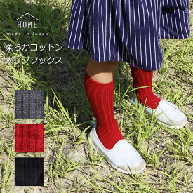日本製 靴下 やわらかコットン 太リブ ソックス (S) レディース【HOME】