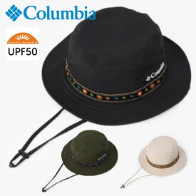 【送料無料】Columbia コロンビア バケット ハット UPF50 サファリハット 撥水帽子 ウォルナットピークバケット UV UV対策 メンズ 登山 帽子 レディース 紫外線カット