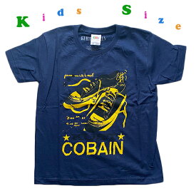 カート・コバーン NIRVANA ニルバーナ スマイル ロゴ キッズTシャツ 子供服 Tシャツ ロックTシャツバンドTシャツ 3歳 5歳 7歳 8歳 10歳